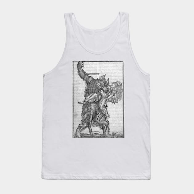 Rougarou, Loupgarou, Werewolf Tank Top by LouisianaDread